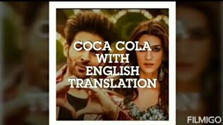 Coca cola tu with English translation