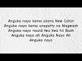 anguka nayo lyrics wadagliz official lyrics