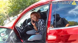 Lady Meets Karma After Racist Road Rage Rampage!