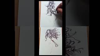 Sheena vs Nezuko #drawing #art #speedart #sketch #speeddrawing #anime