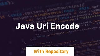 java uri encode