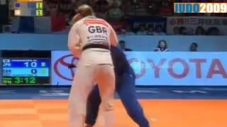 JUDO 2009 World Championships: Misato Nakamura 中村 美里 (JPN) - Sophie Johnstone (GBR)