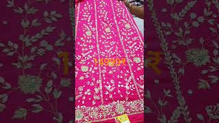 pink color poshak rani color poshak crap satin upada pyor #rajputiposhak