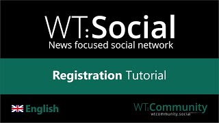 WT:Social - Registration Tutorial