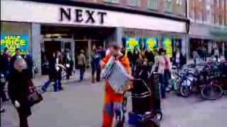 Ed Cox Busking (Clowncore/Live Accordian)