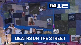 Community holds ‘longest night’ memorial for houseless Portlanders who died this year
