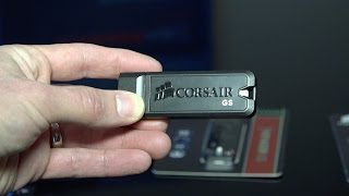 CES 2015 First Look: Corsair Flash Voyager GS and GTX - SSDs on a USB 3 Stick