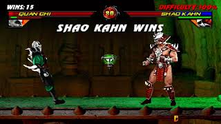 Mortal Kombat Project Powered 1.4 (Mugen) Quanchi vs Shao Kahn Bug No Segundo Round