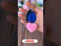 Diy wool pom pom#heart pom# pompom making #wool craft #pompom Keychain #diy#trending