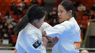 【新極真会】第53回全日本大会 女子３回戦　浅古vs石原　SHINKYOKUSHINKAI KARATE