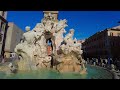 rome guided tour ➧ piazza navona 4k ultra hd