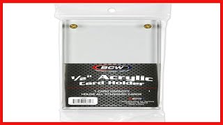 Great product -  BCW 1-A050 1/2 in. Acrylic Card Holder