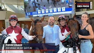 PIERRE SIGAUD | ENTRAÎNEUR DE JOH SPIRIT | QUINTÉ DU JEUDI 30 MAI À PARISLONGCHAMP