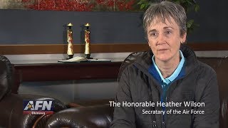 SecAF Heather Wilson visits Kadena Air Base