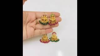 beautiful Laxmi Devi earrings order now