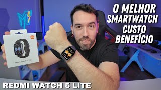 O MELHOR SMARTWATCH CUSTO-BENEFÍCIO DO ANO - REDMI WATCH 5 LITE