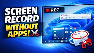 Windows 11 Screen Recorder with the Snipping Tool ✂️ Easy Built in Recording (No Apps)