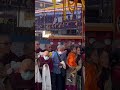 his holiness the 14th dalai lama arrived at the sera lachi assembly hall.🙏🙏🙏🙇‍♀️ dalailama