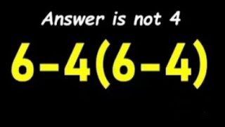 #mathematics ; Most people get this math problem wrong!