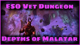 ESO Veteran Dungeon Healer Gameplay [Depths of Malatar]