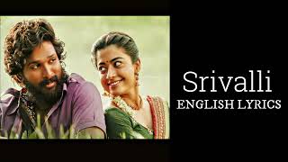 Srivalli Hindi Song With English Lyrics | Pushpa Movie