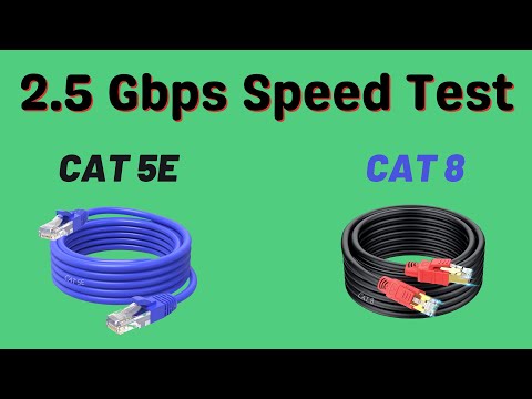 CAT 8 vs CAT 5E - Ethernet Speed Test