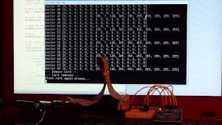 Raspberry Pi + Python + mxgxw/MFRC522-python - Dump RFID Tag data and detect card remove