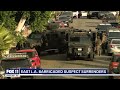 east la barricaded suspect surrenders