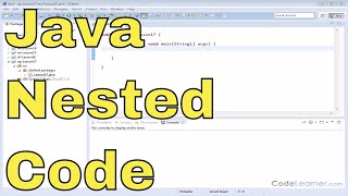 17 - Creating Blocks of Code with Curly Braces in Java