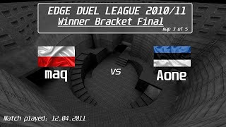 QUAKE 2 | EDGE LEAGUE 2010/11 | maq vs Aone - map 3 of 5 | WB FINAL