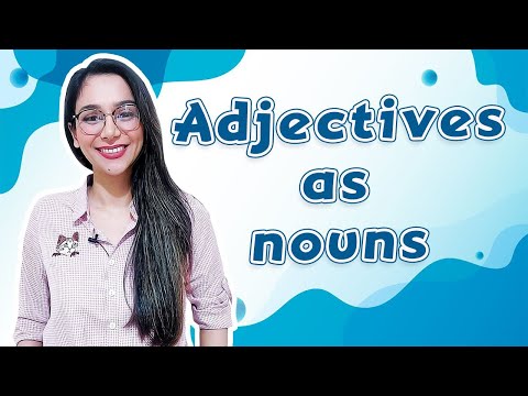Can an adjective be a noun?