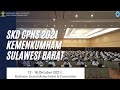 Pelaksanaan SKD Berbasis CAT CPNS 2021 Kementerian Hukum dan HAM Sulawesi Barat 12 - 16 Oktober 2021