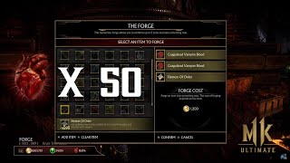 Forge Recipe For 50 Hearts In MK11's Krypt