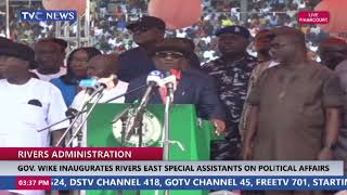 (Full speech) Gov. Wike inaugurates Second Batch of Special Assistant on Political Affairs