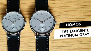 INTRODUCING - The Nomos Tangente Neomatik Platinum Gray 35 and 39