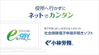 マイナンバー対応！ e-asy電子申請.com