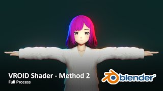 Making Anime Character using VROID in Blender - Method 2