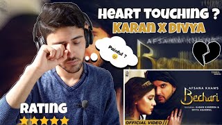 Reaction On Bechari | Afsana Khan | Karan Kundrra, Divya Agarwal | Nirman | Latest punjabi song 2022