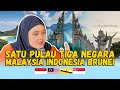 HABISKAN 500 TRILIUN INDONESIA DI PULAU TIGA NEGARA MALAYSIA INDONESIA BRUNEI DARUSSALAM