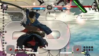 Guilty Gear Strive Mid Screen Nagoriyuki %70 (281) Damage combo