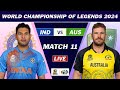 INDIA vs AUSTRALIA SEMIFINAL MATCH LIVE COMMENTARY| IND vs AUS LIVE| WORLD CHAMPIONS OF LEGENDS