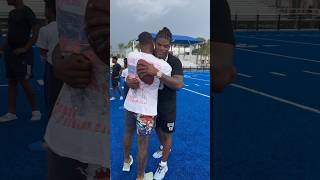 Lamar Jackson \u0026 Odell Beckham Jr. getting ready to square off in 7on7 at LJ Funday