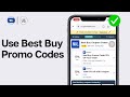 How To Use Best Buy Promo Codes 2024 | Redeem Best Buy Promo Code Online