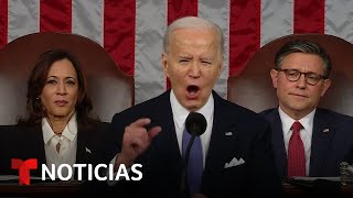 Biden dice que el asalto al Capitolio "fue la mayor amenaza a la democracia" | Noticias Telemundo