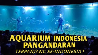 AQUARIUM INDONESIA PANGANDARAN TERPANJANG SEINDONESIA || Harga Tiket Masuk