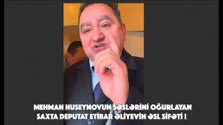 PAYLAŞ! Mehman Huseynovun haqqını yeyib, Milli Məclisdə oturan saxta deputat Etibar Əliyev!