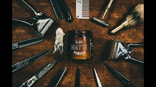 New Products 2018 l Styling With an Oil Based Clay l The Mailroom Barber Review \u0026 Demo