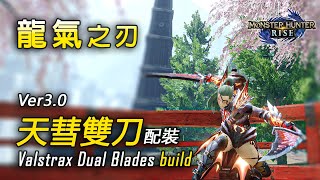 Ver3.0天彗龍雙刀配裝 龍氣套詳解 | 首領火龍五分台日常 | Valstrax Dual Blades Build Apex Rathalos Sub 6【魔物獵人 崛起 MHRise 綠茶哥】