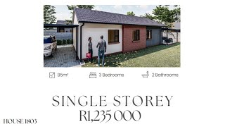 3 Bedrooms 2 Bathrooms R1,235 000