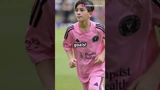 Thiago messi scoring 11 goals😱Fake?!#messi #thiagomessi #fake #leomessi #intermiami #football